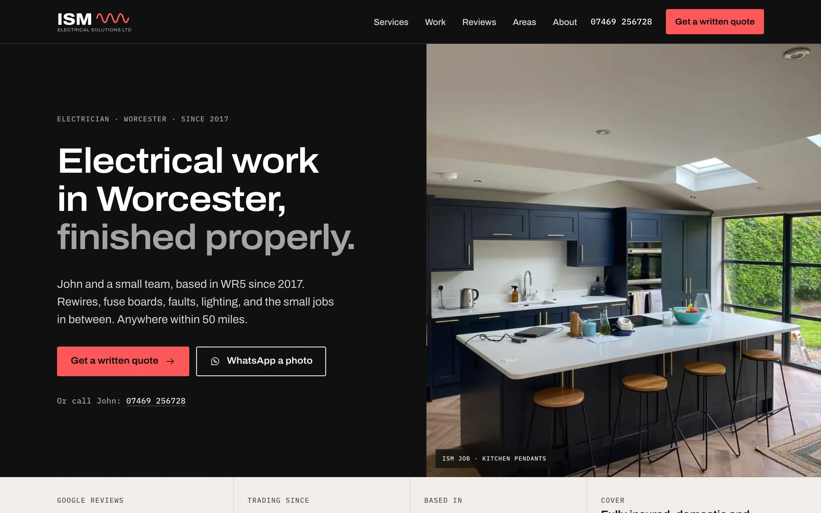 ISM Electrical website
